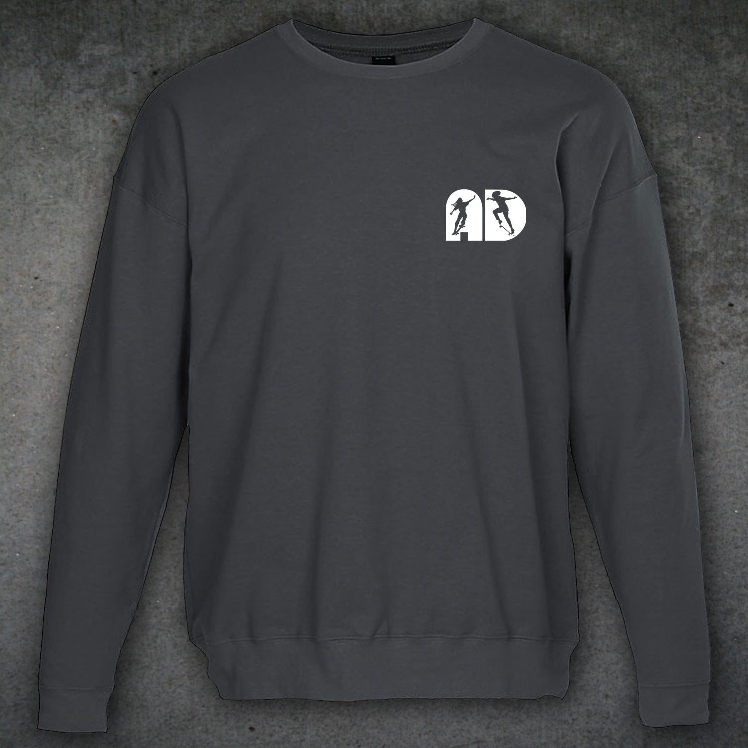 Charcoal Fleece Crew